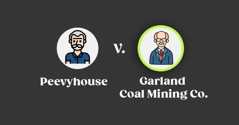 Peevyhouse v. Garland Coal Mining Co.