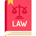A rule of law icon