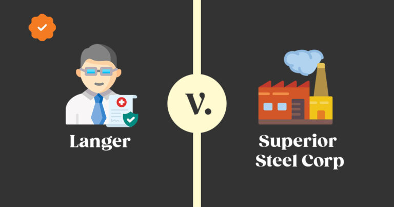 Langer v. Superior Steel Corp